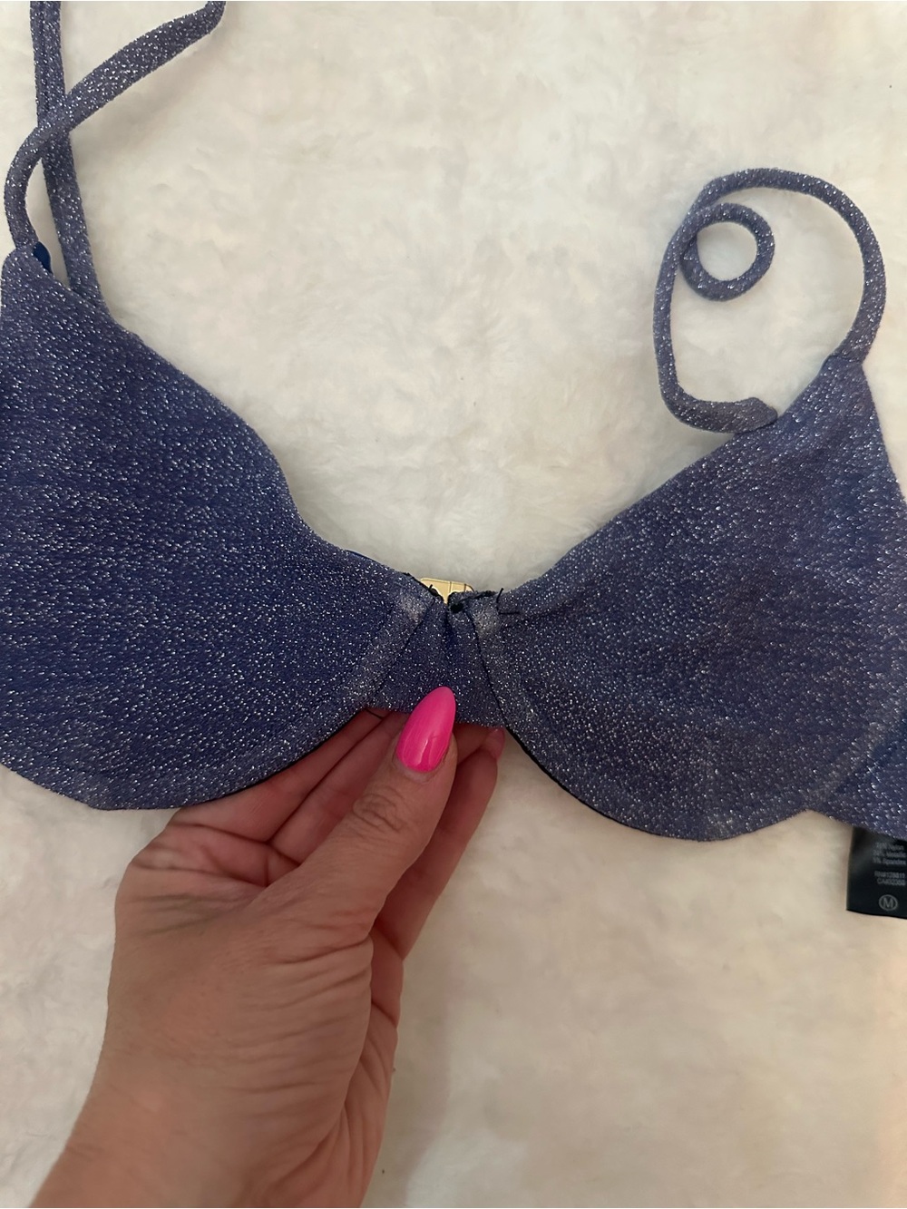 Beach Riot Purple Shimmer Underwire Bikini Set - Picture 10 of 12